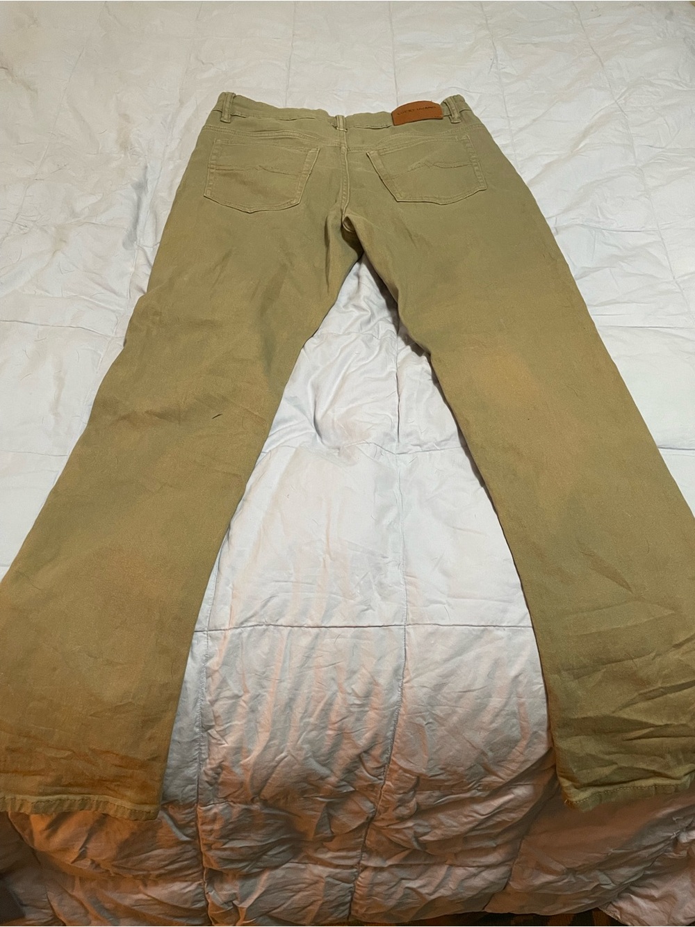 Lucky Brand Olive Green Casual Pants